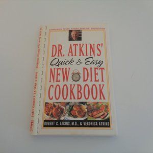 Dr. Atkins Quick & Easy New Diet Cookbook Low Carb Keto Recipes